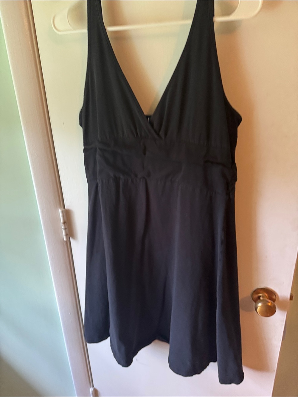 Patagonia Black V-Neck Sleeveless Dress